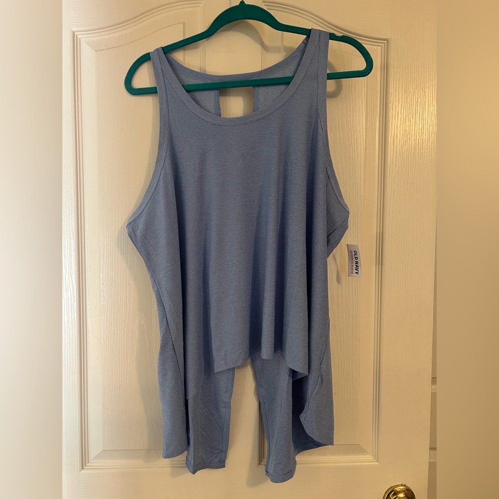 Old Navy Women's Light Blue Tank Top